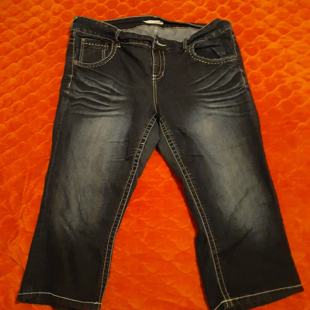 Denim  Cropped Jean's